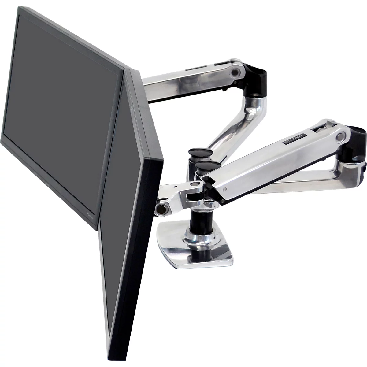 Ergotron LX-arm duaal voor tafelmontage