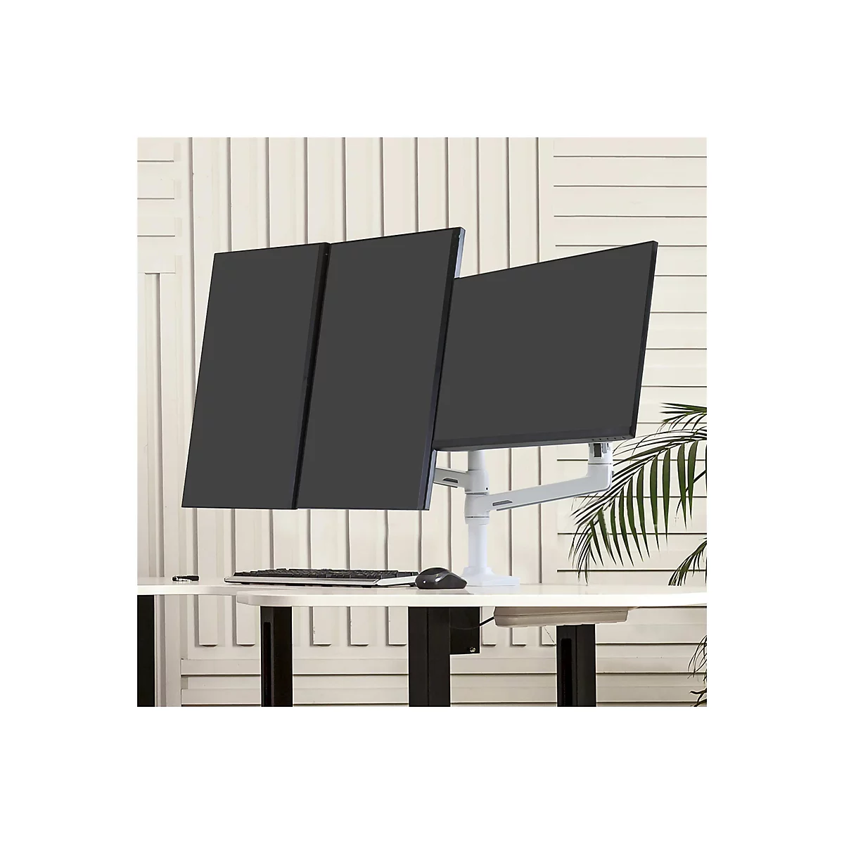 Ergotron LX Extension and Collar Kit - Montagekomponente (Gelenkarm, Installationselemente, Kappenabdeckung, Stangenring) - für Monitor - Weiß mit grauen Akzenten - Stangenbefestigung - für P/N: 45-537-216