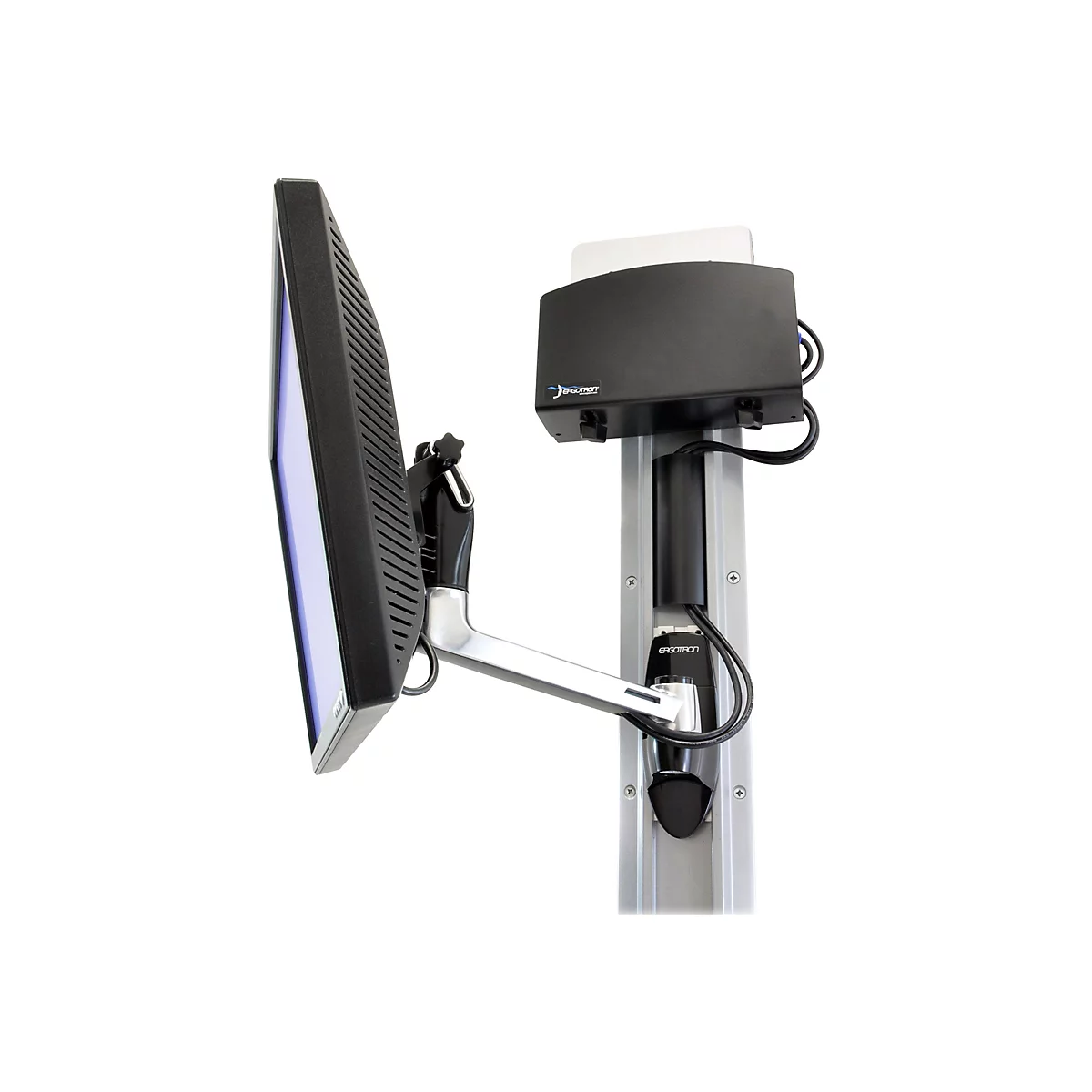 Ergotron LX HD Wall Mount Swing Arm - Befestigungskit (Schwenkarm) - für TV - Aluminium - Bildschirmgröße: up to 124.5 cm (up to 49') - Wandmontage