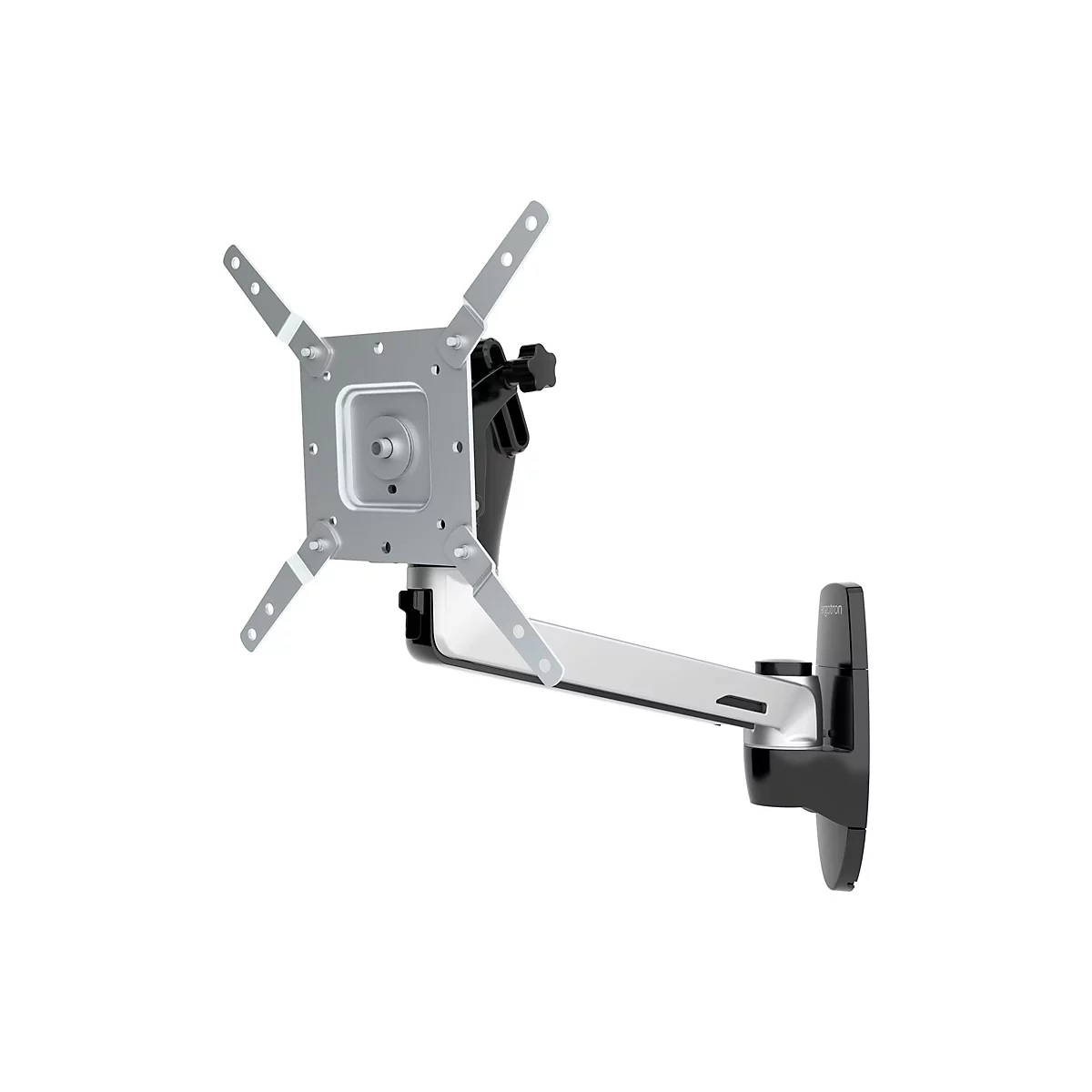 Ergotron LX HD Wall Mount Swing Arm - Befestigungskit (Schwenkarm) - für TV - Aluminium - Bildschirmgröße: up to 124.5 cm (up to 49') - Wandmontage