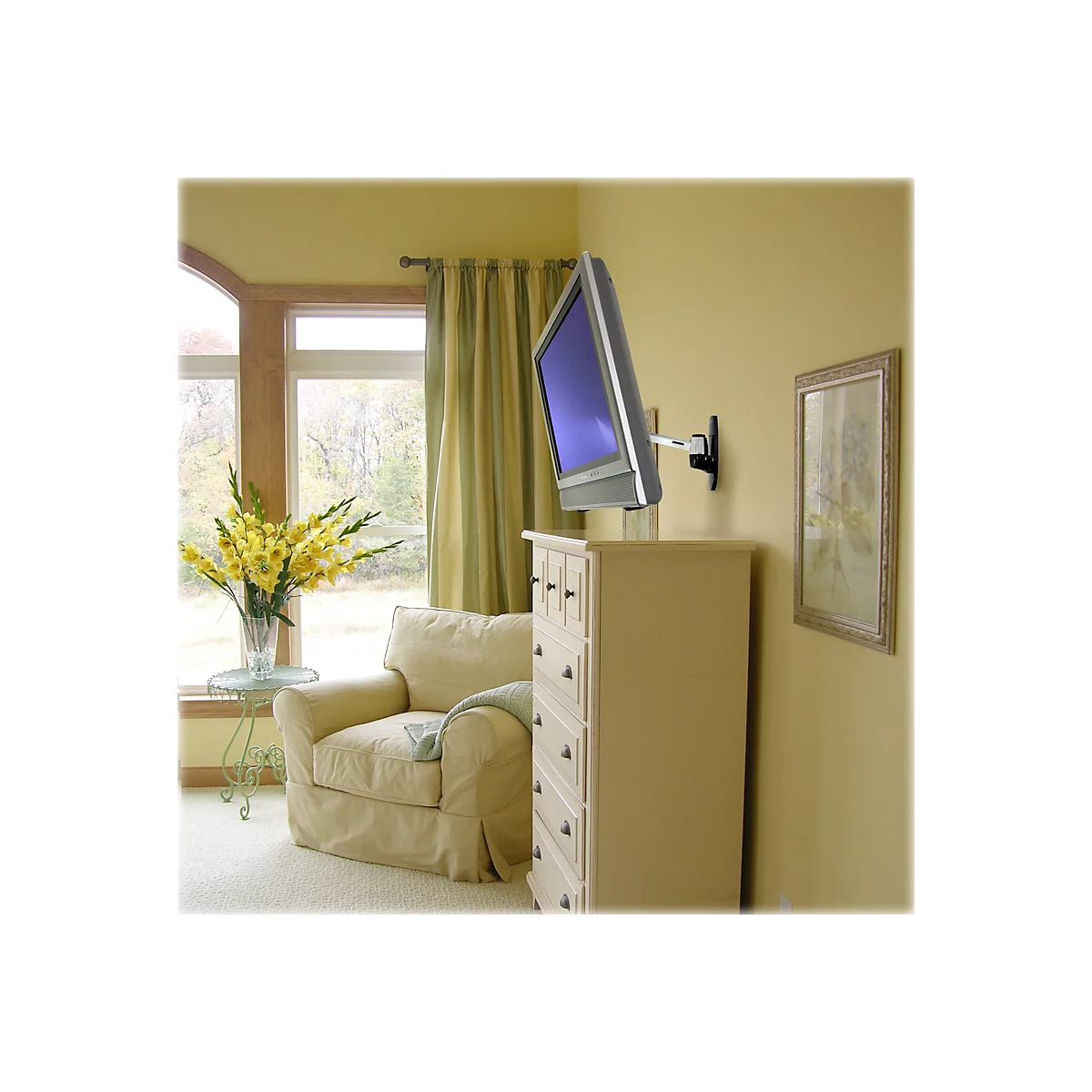 Ergotron LX HD Wall Mount Swing Arm - Befestigungskit (Schwenkarm) - für TV - Aluminium - Bildschirmgröße: up to 124.5 cm (up to 49') - Wandmontage