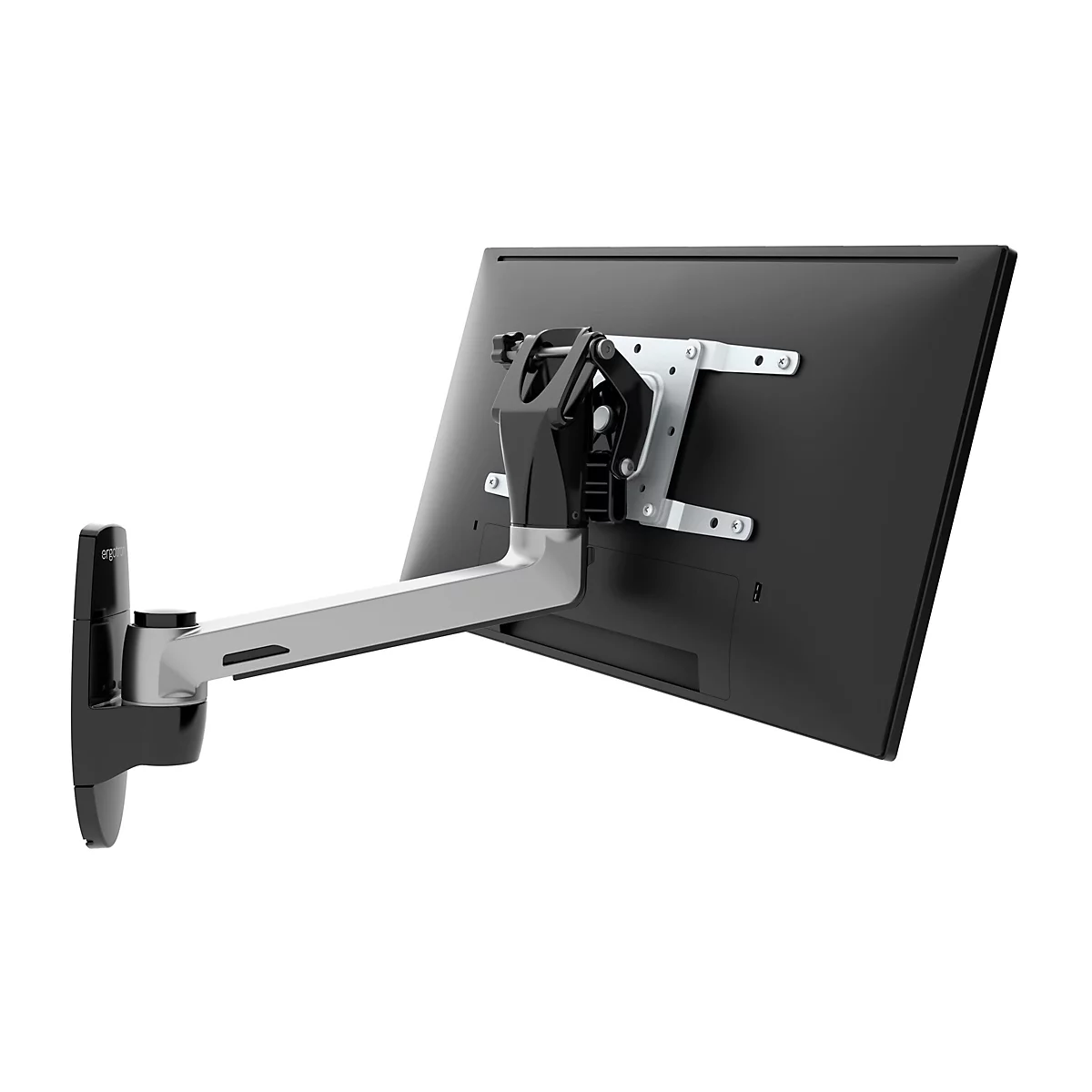 Ergotron LX HD Wall Mount Swing Arm - Befestigungskit (Schwenkarm) - für TV - Aluminium - Bildschirmgröße: up to 124.5 cm (up to 49') - Wandmontage