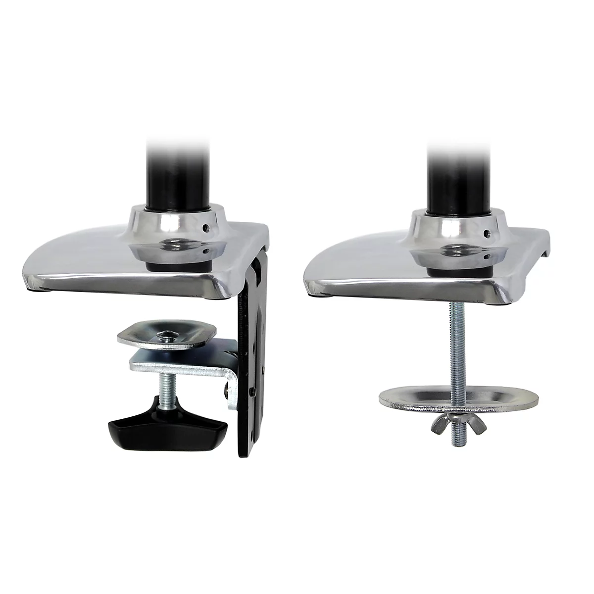 Ergotron LX houder voor dubbel beeldscherm, maximum 24', 2 beeldschermen of 1 beeldscherm en 1 laptop