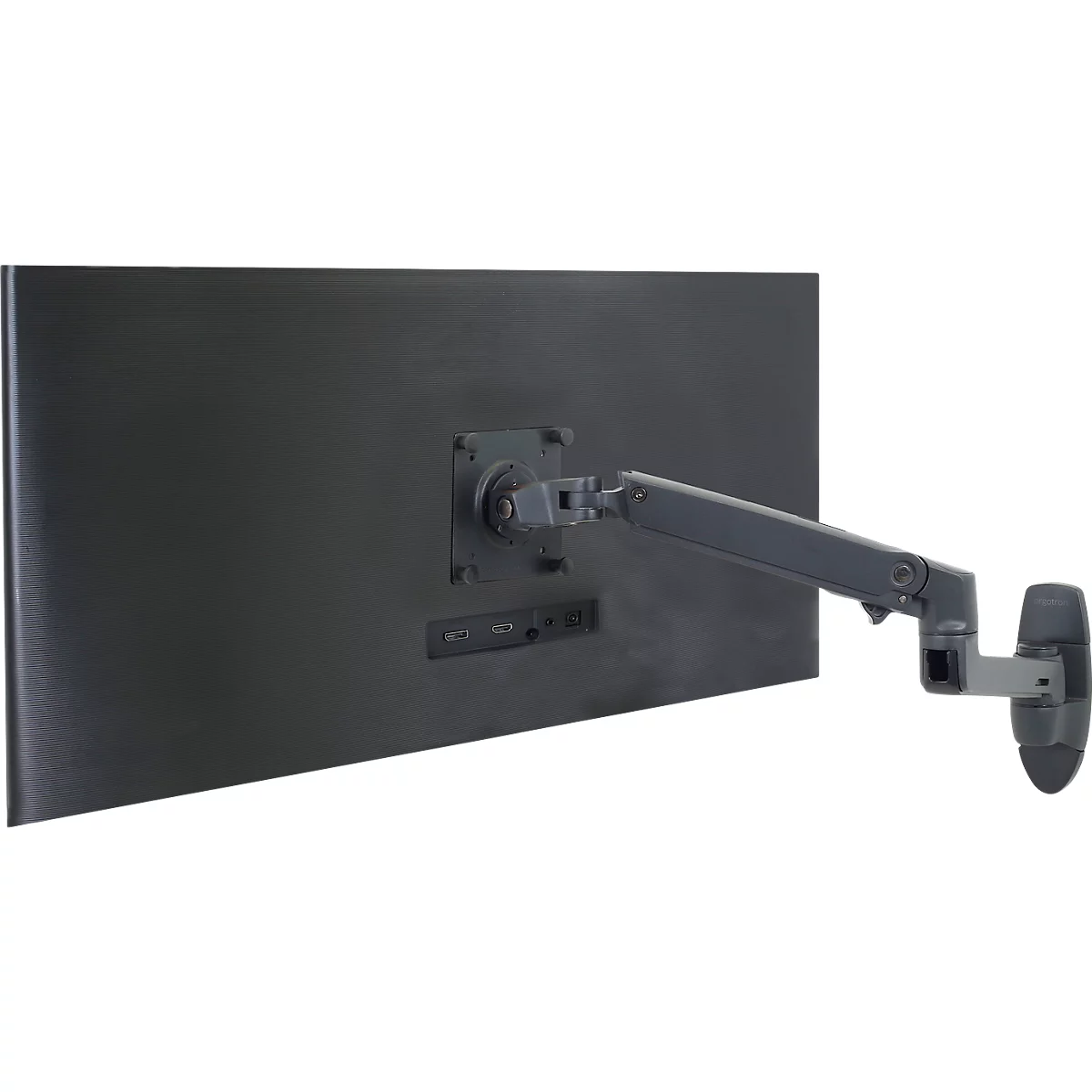 Ergotron LX monitorarm, tot 34', tot 11,3 kg, kantelen en zwenken, VESA, zwart