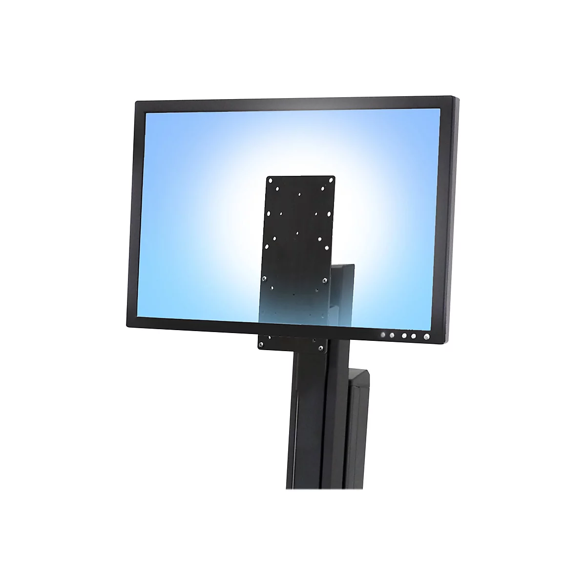 Ergotron - Montagekomponente (Abstandhalter für Aussparungen, Klammer) - für LCD-Display - Kit für große Nutzer - massiver Stahl - Schwarz