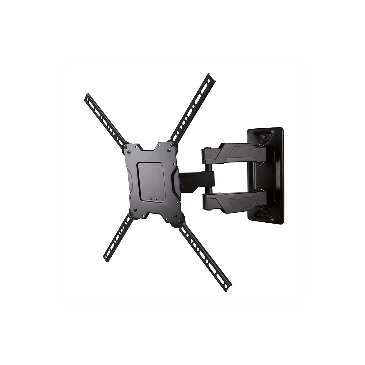 Ergotron Neo-Flex - Befestigungskit (Wandplatte, Tragarm, Monitorplatte, Kabelführungskomponenten, 4 Spinnenadapter) - stark belastbar - für Flachbildschirm - stranggepresstes Aluminium - Schwarz