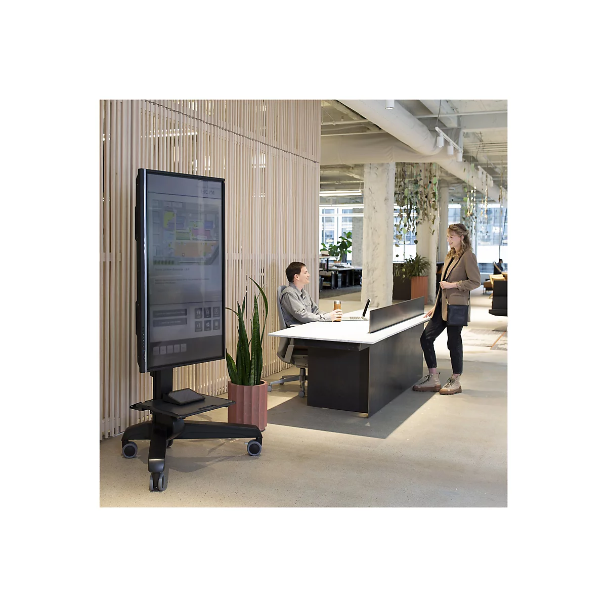Ergotron Neo-Flex Mobile MediaCenter VHD - Wagen - Konstante Krafttechnologie - für LCD-Display - Kapazität 22,7 - 40,8 kg