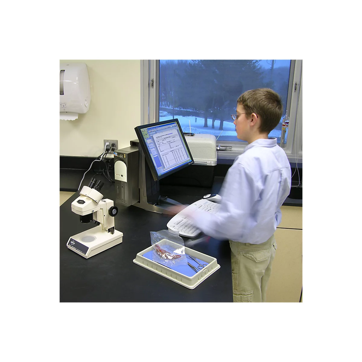 Ergotron Neo-Flex - Monitor-/Desktop-Ständer - Lift, sichere Klemmung - 38.1-61 cm (15'-24') - Schwarz
