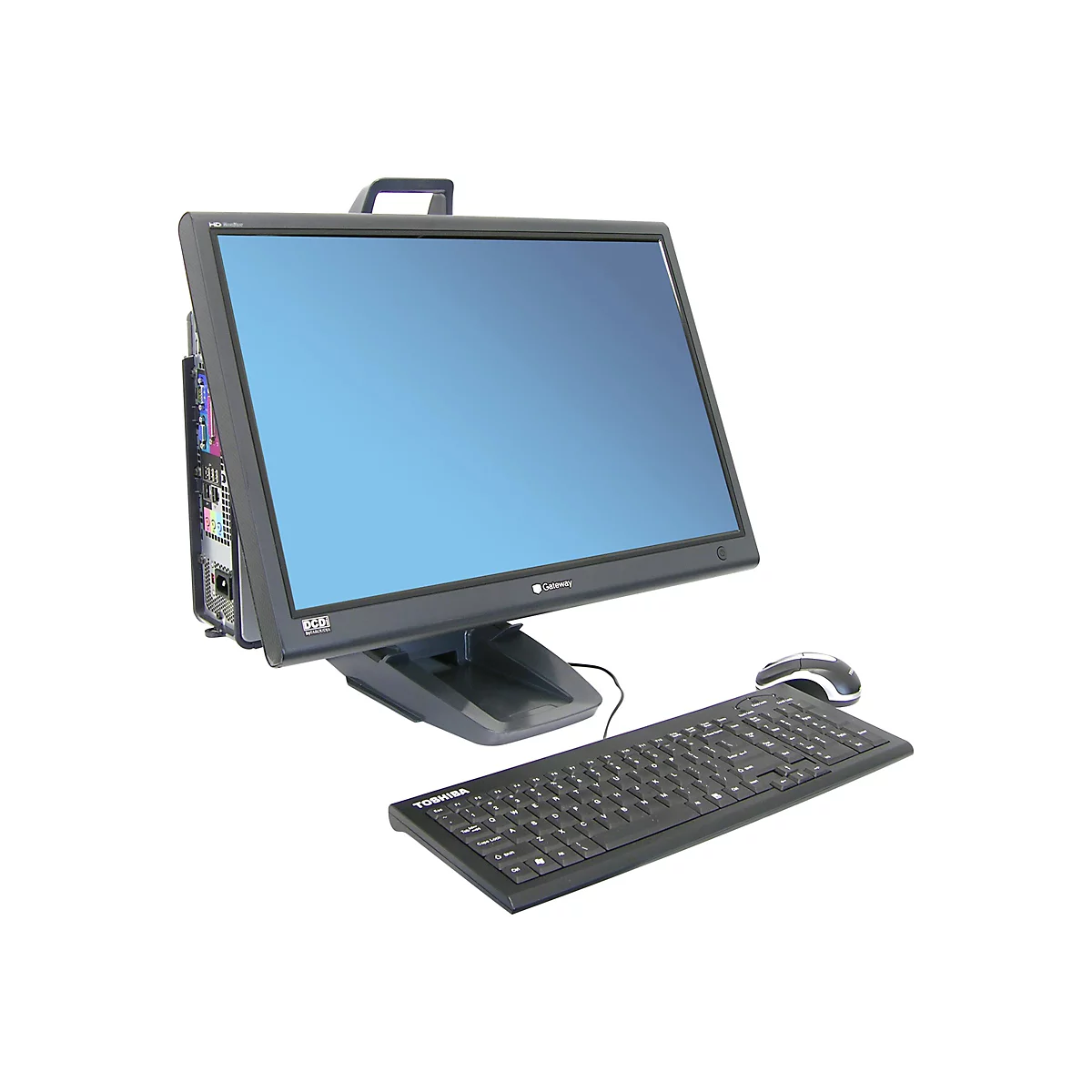 Ergotron Neo-Flex - Monitor-/Desktop-Ständer - Lift, sichere Klemmung - 38.1-61 cm (15'-24') - Schwarz