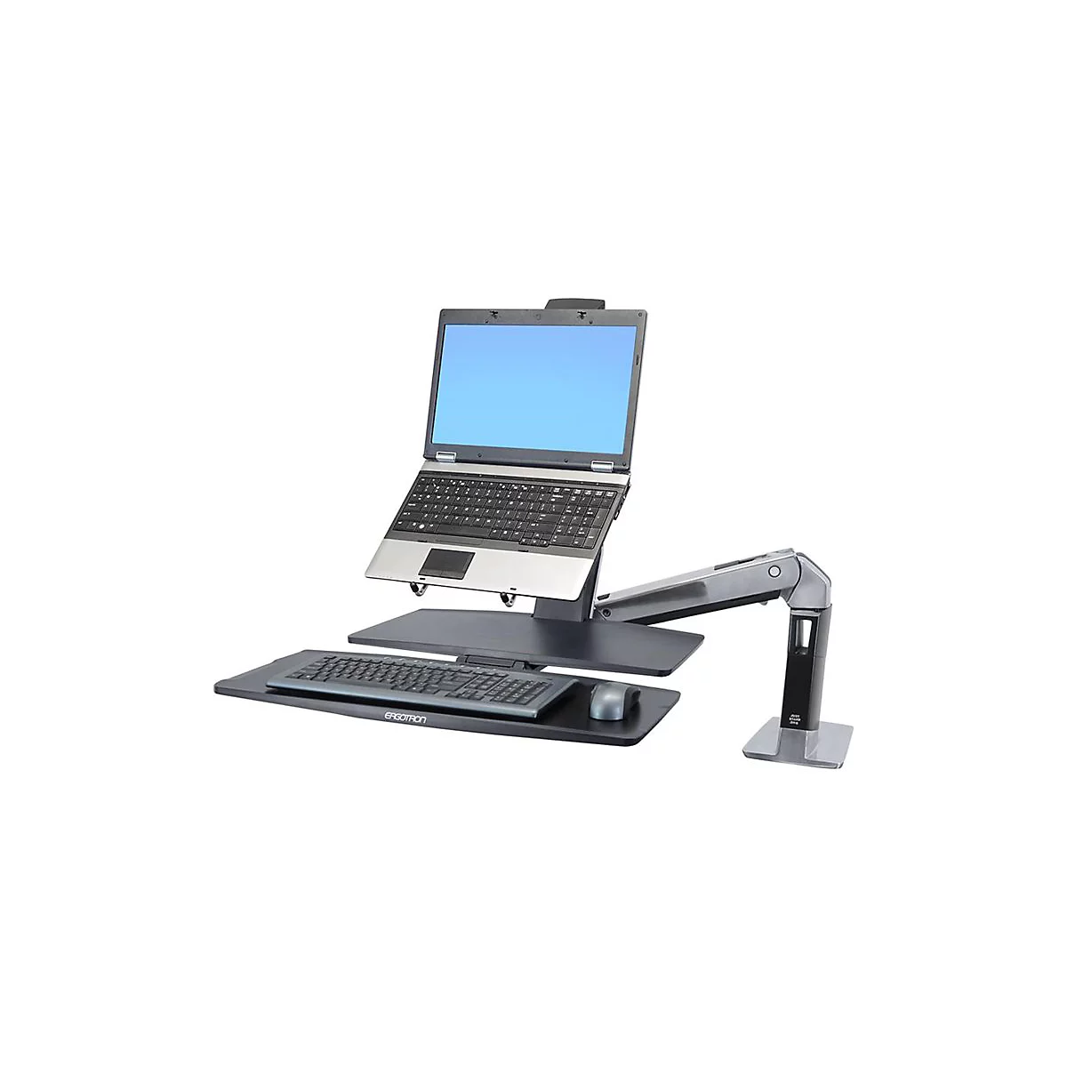 Ergotron - Notebookarm-Befestigungsplatte - Schwarz - für Ergotron NX; LX Dual Side-by-Side Arm