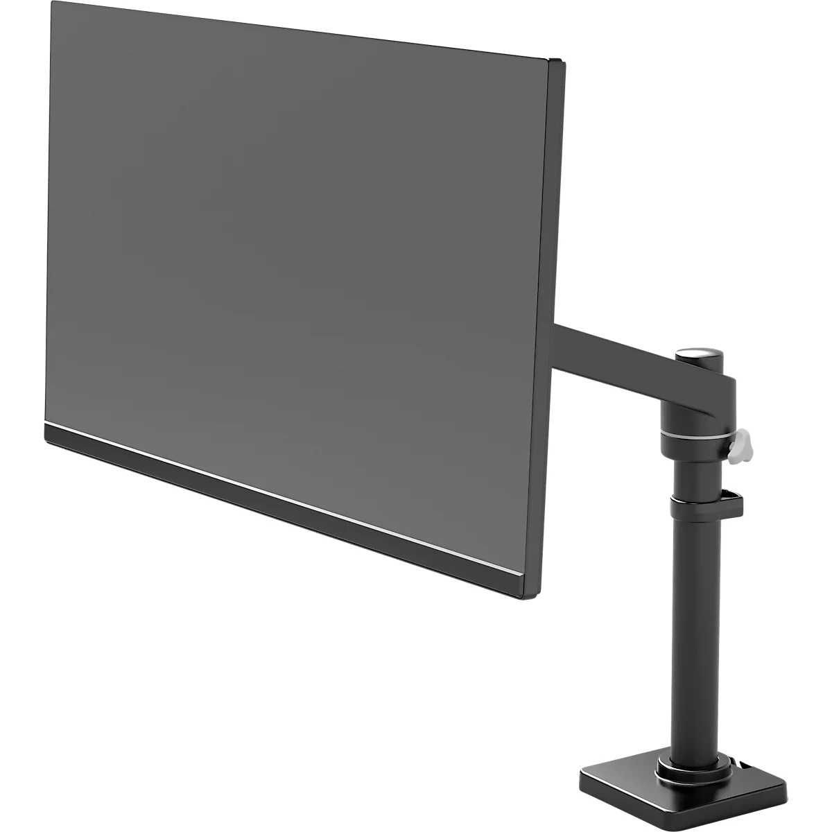 Ergotron NX monitorarm, bureaubevestiging, tot 34', 8 kg, in hoogte verstelbaar, kantelbaar, draaibaar en roteerbaar, zwart