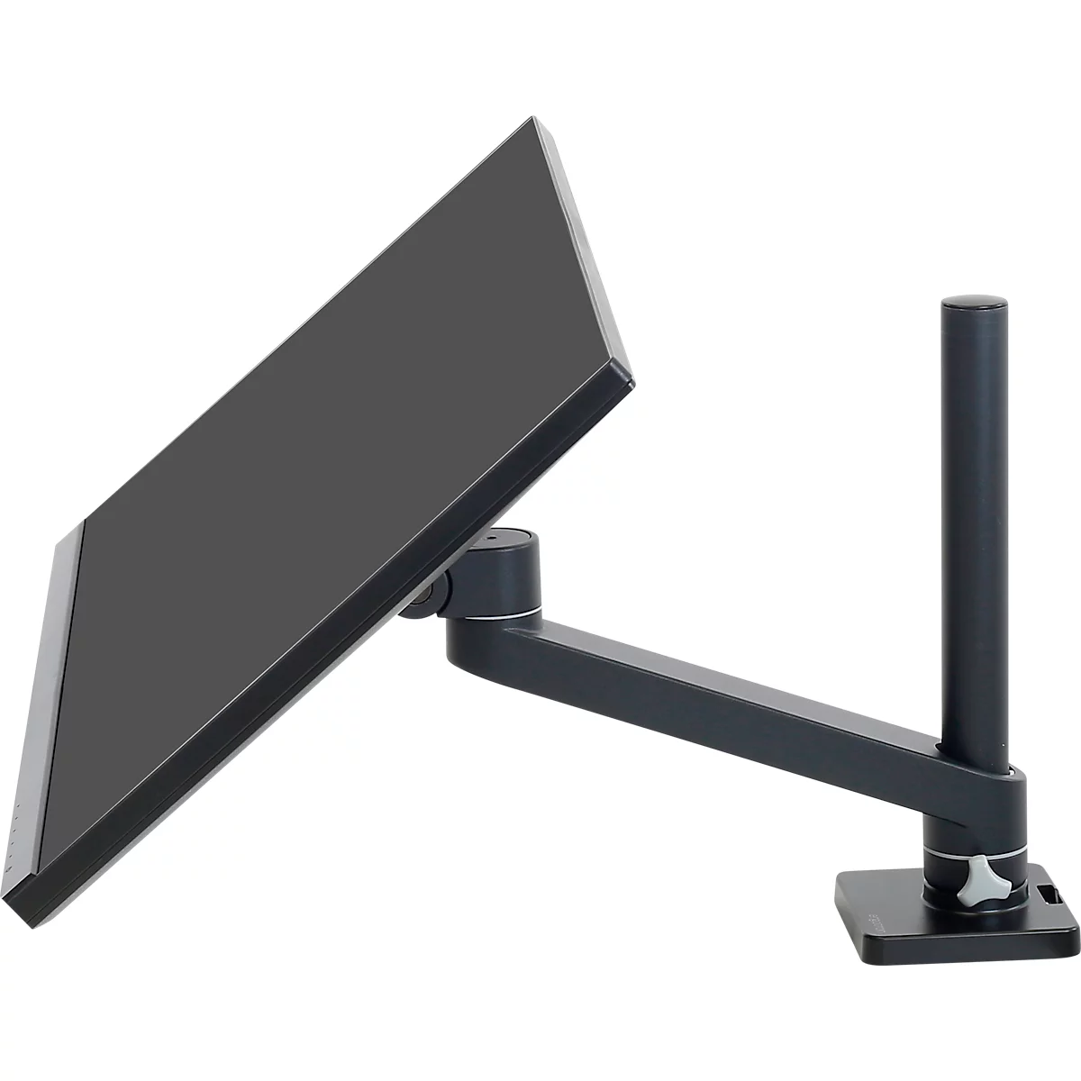 Ergotron NX monitorarm, bureaubevestiging, tot 34', 8 kg, in hoogte verstelbaar, kantelbaar, draaibaar en roteerbaar, zwart