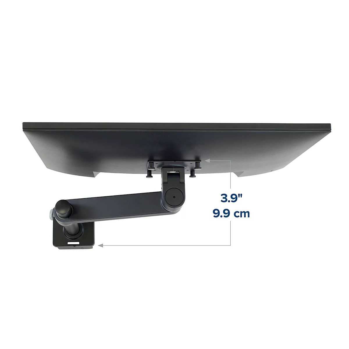 Ergotron NX monitorarm, bureaubevestiging, tot 34', 8 kg, in hoogte verstelbaar, kantelbaar, draaibaar en roteerbaar, zwart