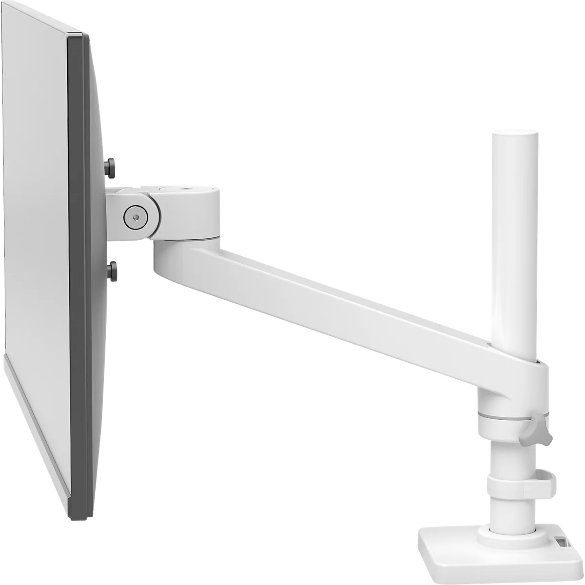 Ergotron NX Monitorarm, Tischhalterung, bis 34", 8 kg, höhenverstell-, neig-, schwenk- und drehbar, weiß