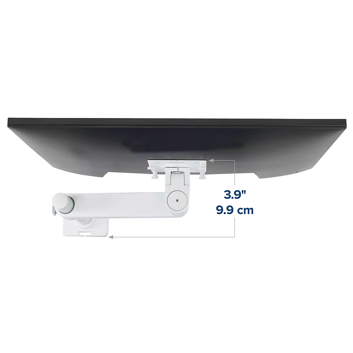 Ergotron NX Monitorarm, Tischhalterung, bis 34", 8 kg, höhenverstell-, neig-, schwenk- und drehbar, weiß