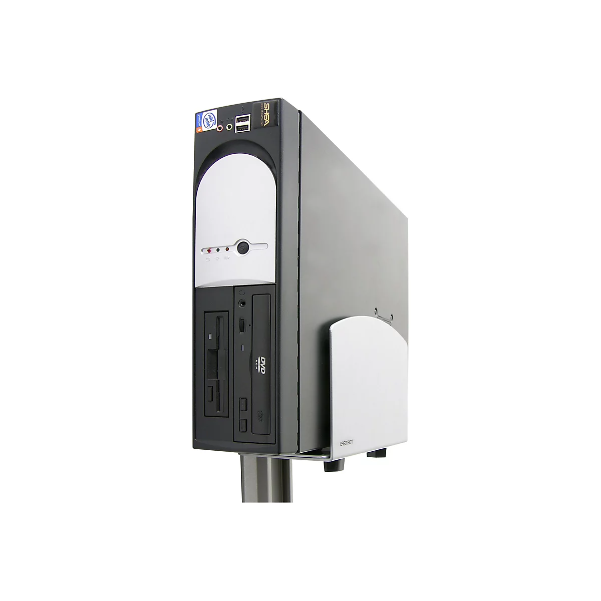 Ergotron - Systemschrankhalterung (vertikal) - Universal - Silber - für P/N: 45-353-026, 45-354-026