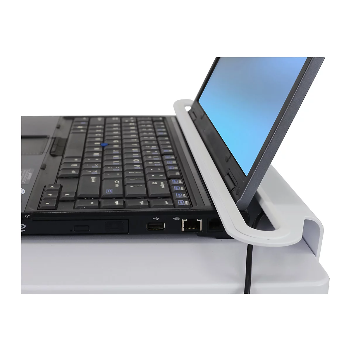 Ergotron - Wagen - leichtes Design - für Notebook / Barcode-Scanner - medizinisch - Stahl