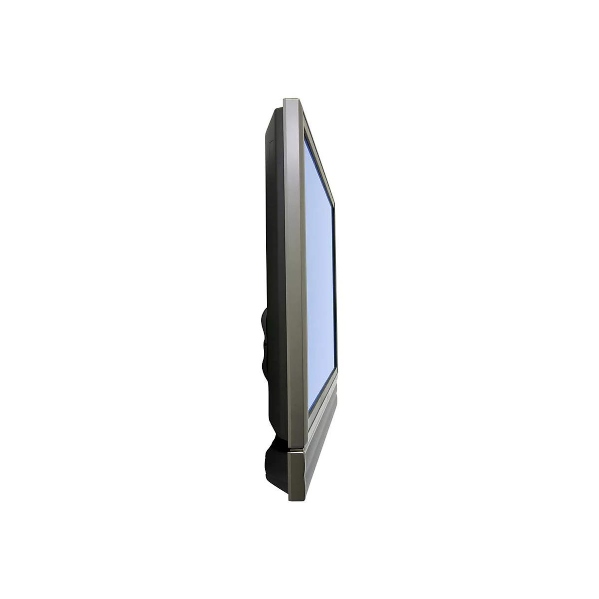 Ergotron WM - Befestigungskit (Wandplatte, 2 Klammern) - schmal - für Flachbildschirm - stranggepresstes Aluminium, Stahl - Silber