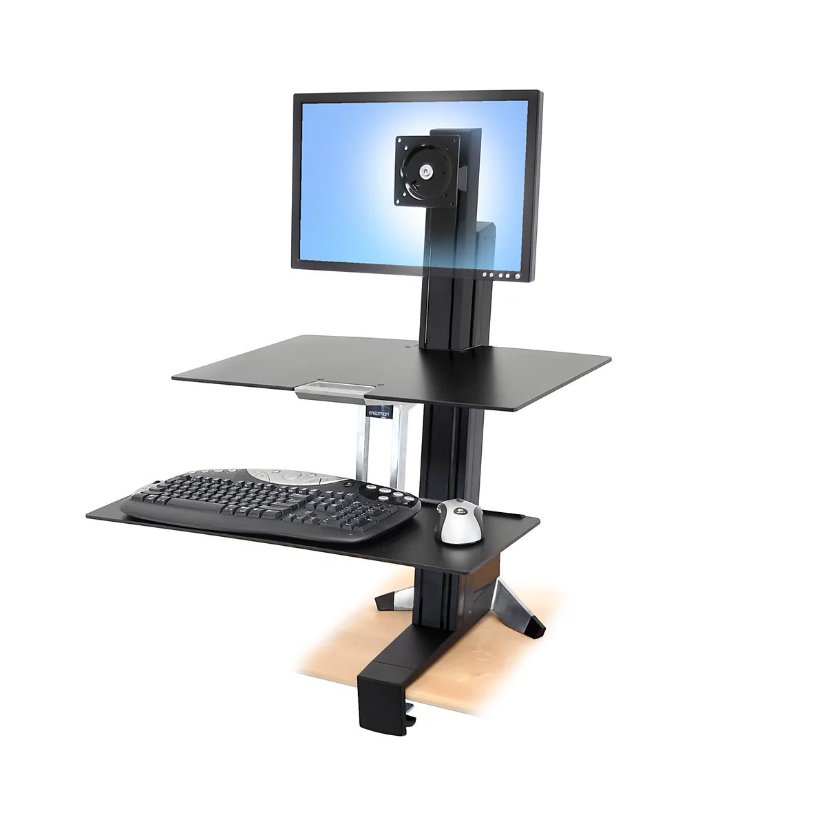 Ergotron WorkFit-S, LCD-monitor LD met werkblad