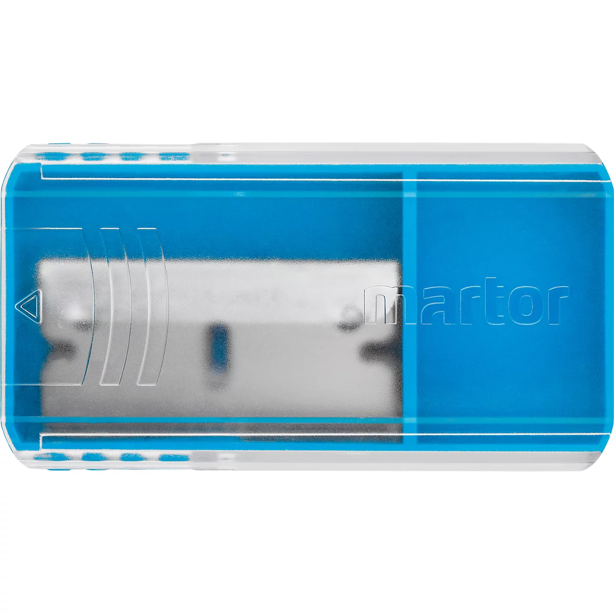 Ersatzklinge Martor Nr. 60044, Bügelform, 1-fach nutzbar, Stärke 0,3 mm, L 39,5 x B 19,3 mm, Stahl, 10 Stück