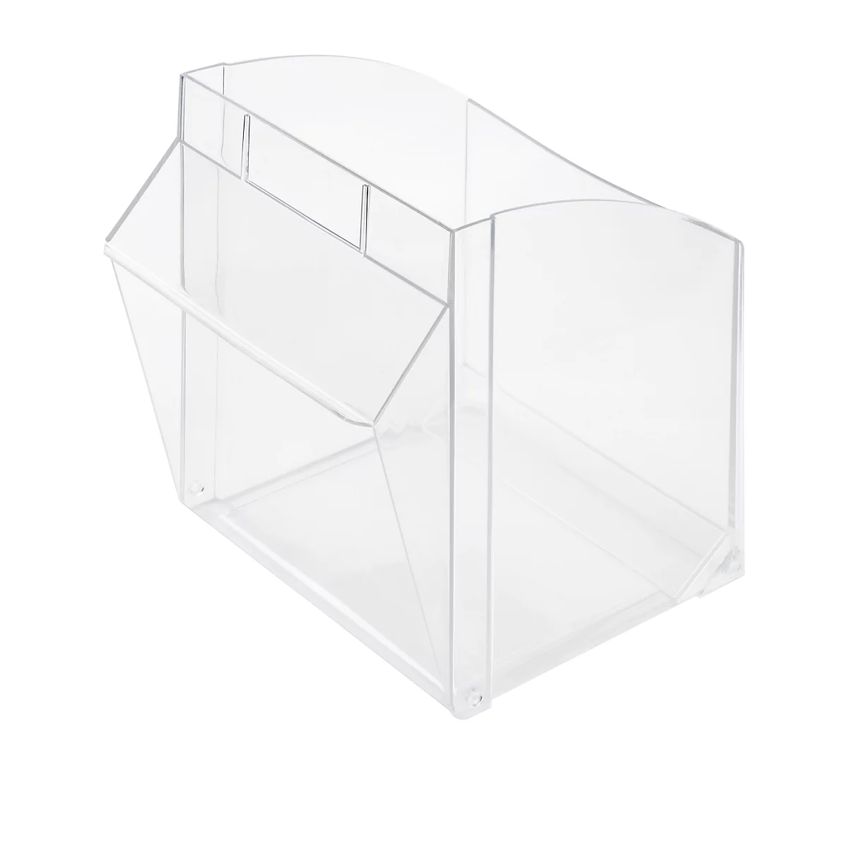 Ersatzlagerbox für Mehrkammer-Kleinteilelager MultiStore, Größe 2, Vol. 14 l, B 268 x T 220 x H 243 mm, Polystyrol, 1 Stück