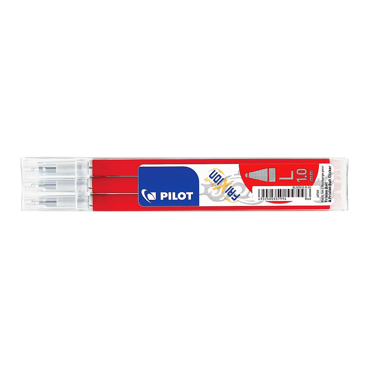 Ersatzminen FRIXON, Strichstärke 0,6 mm, Minendurchmesser 1 mm, rot, 3er-Set