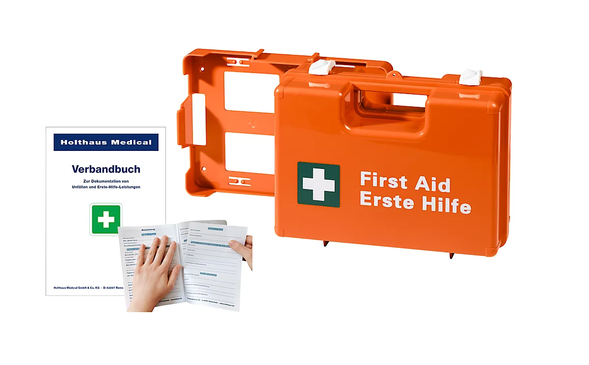 Erste-Hilfe-Koffer + Verbandbuch DIN A5 GRATIS günstig kaufen