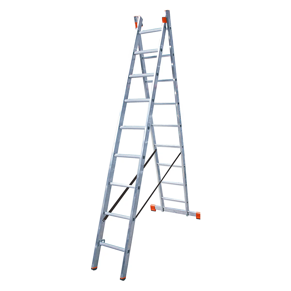 Escalera multifunción DUBILO, 2 x 9 peldaños