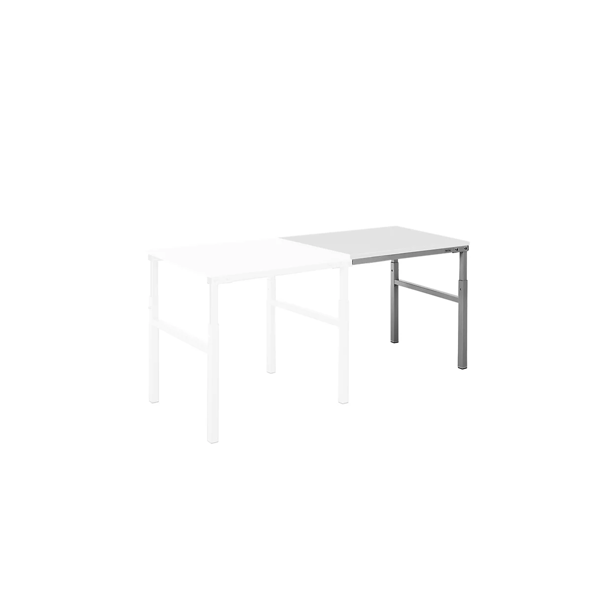 ESD-Anbautisch TP 710L, für Grundtisch TP 700 x 1000 mm