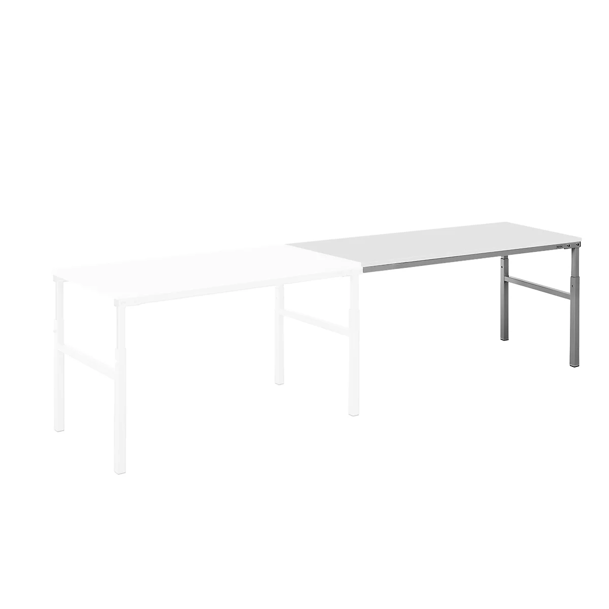 ESD-Anbautisch TP 718L, für Grundtisch TP 1800 x T 700 mm