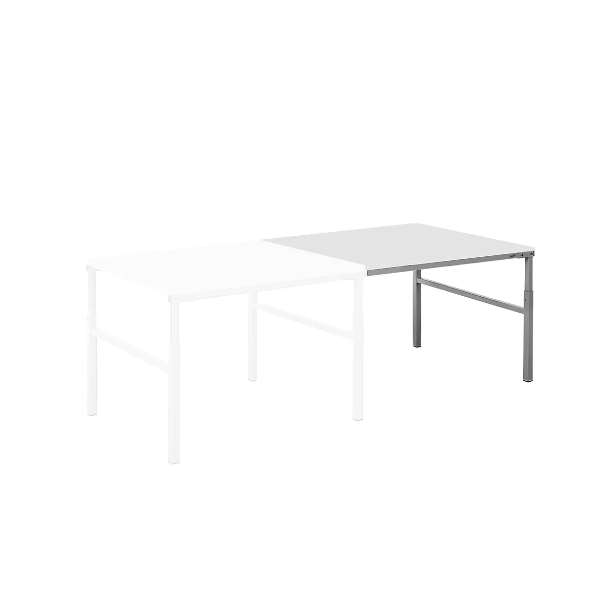 ESD-Anbautisch TP 915L, für Grundtisch TP 900 x 1500 mm