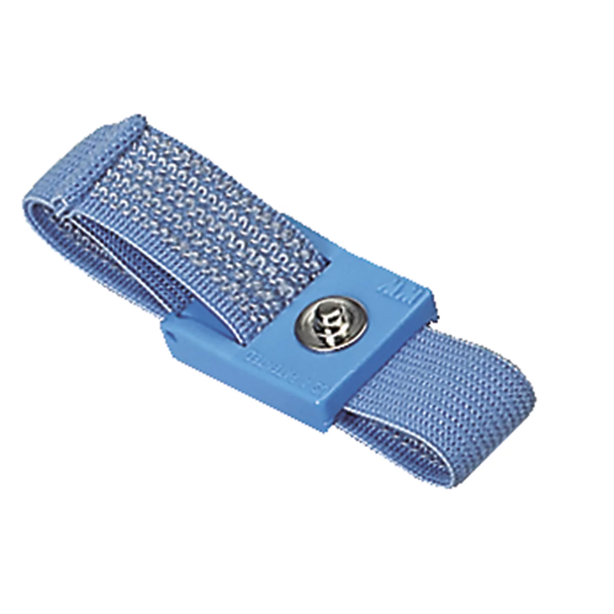 ESD Handgelenkband Bedrunka+Hirth, für die Personenerdung, 1 x 3 mm Druckknopf, elastisch & verstellbar, blau