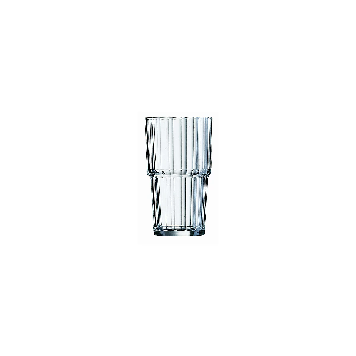 Esmeyer Longdrinkglas NORVEGE, 0,32 l, stapelbar, gehärtet, glasklar, 6 Stück