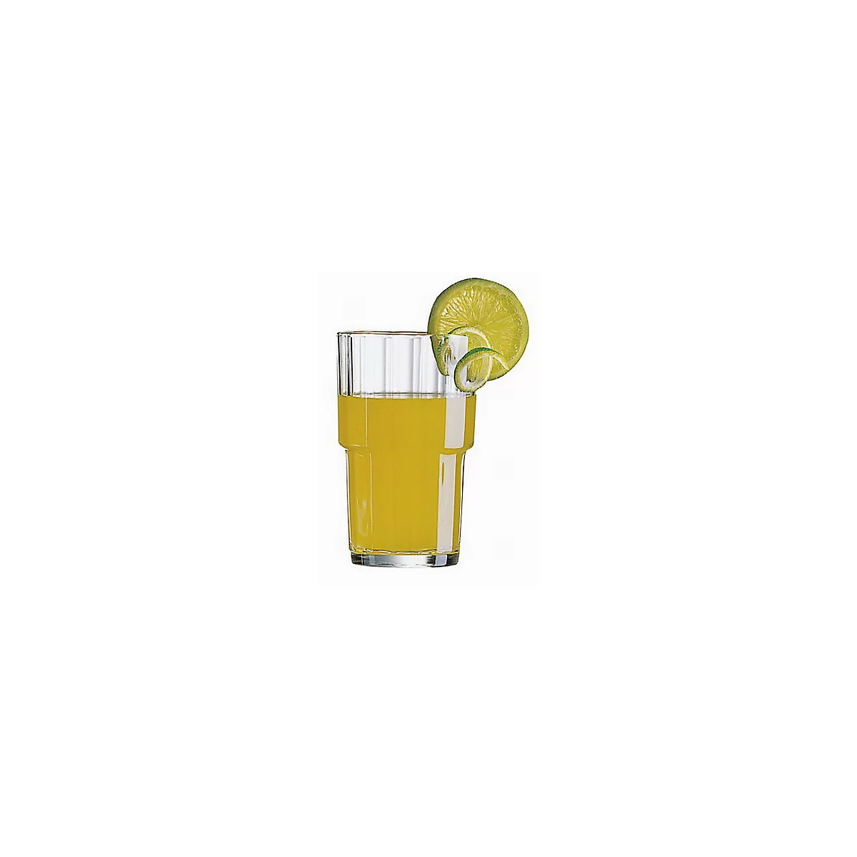 ESMEYER Norvege Longdrinkglas aus gehärtetem Glas, 6er Set, elegantes klares Design, robust, bruchsicher, täglicher Gebrauch