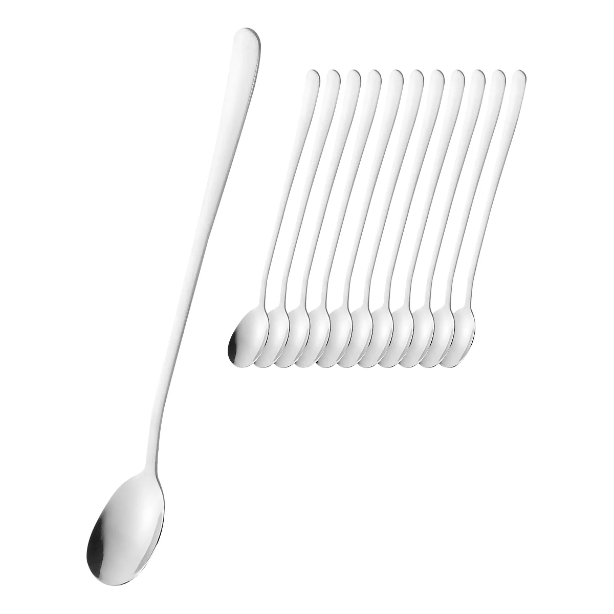 ESMEYER SYLVIA Langstiellöffel 12er Pack Edelstahl 18/0, poliert, Länge 19,9 cm – Sparpreis