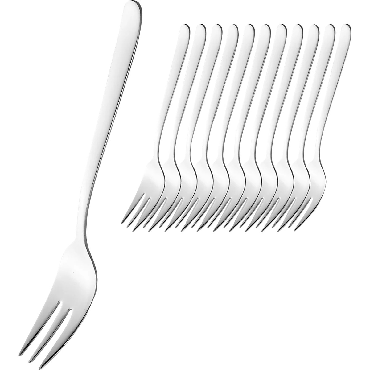 ESMEYER Tina Kuchengabel-Set 12er Pack aus Edelstahl 18/0, poliert, 15,0 cm Länge