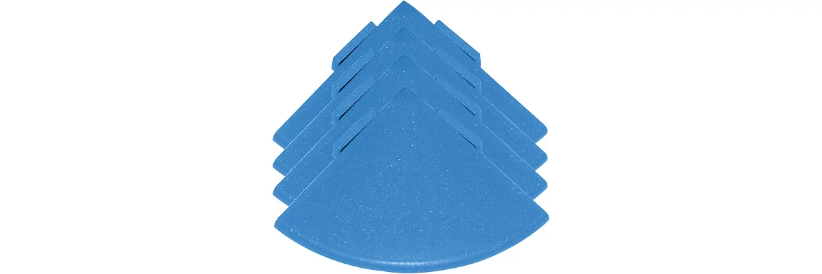 Esquinas para rejilla para suelo Yoga Rost®, azul, 4 unidades