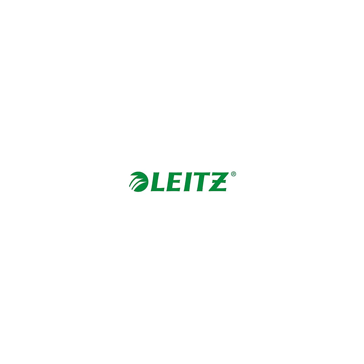 Grünes Leitz Logo auf weißem Hintergrund.