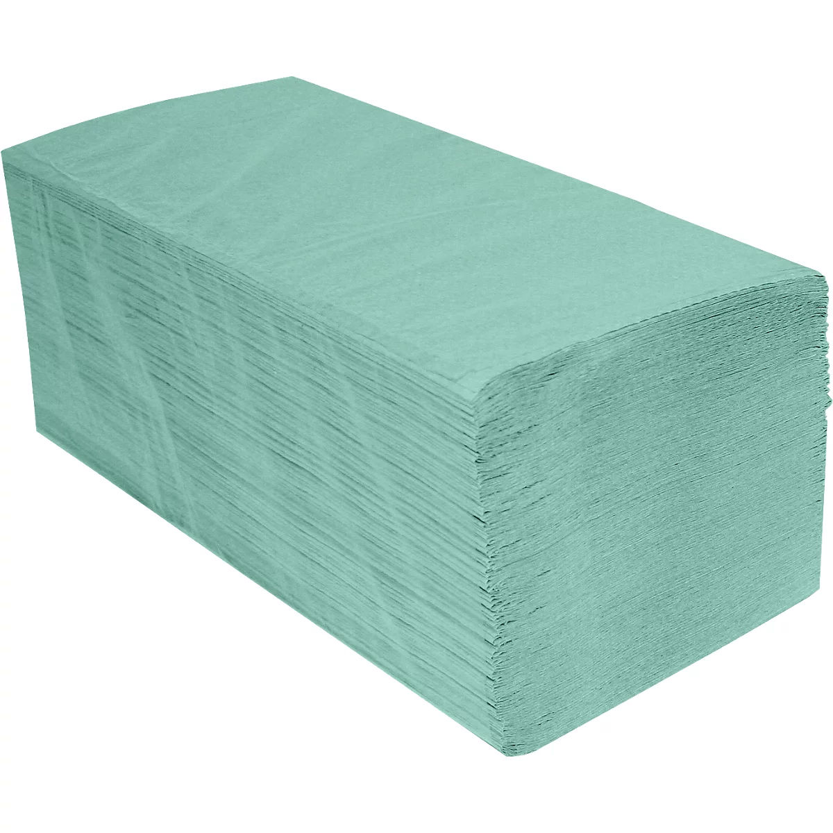 Essuie-mains Schäfer Shop Pure - L 250 x l. 230 mm - pliage zigzag - 1 épaisseur - 5000 feuilles - vert