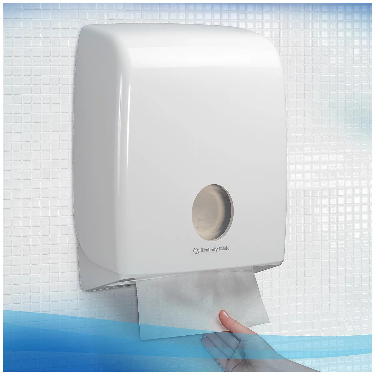 Essuie-mains SCOTT® Multifold 1804, 1 épaisseur, résistant à la déchirure, 16 paquets de 250 serviettes, blanc