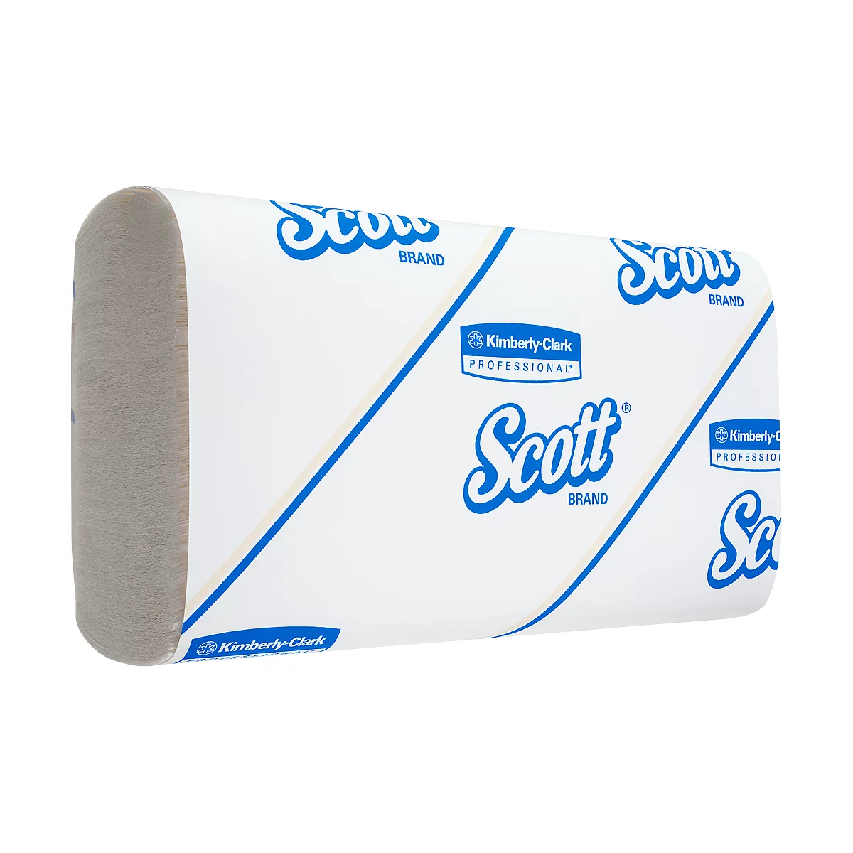 Essuie-mains Slimfold SCOTT®, 1 épaisseur, L 295 x l. 190 mm, blanc, 16 paquets de 110 feuillets