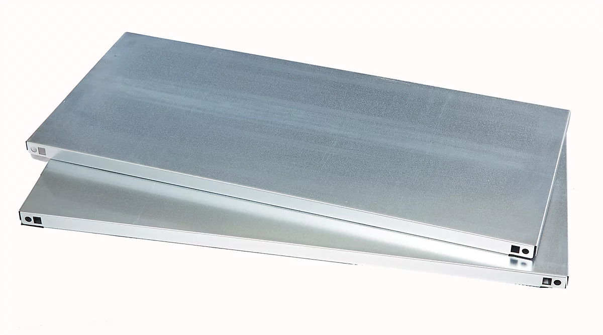 Estante, para armarios de material con una anchura de 1200 mm, hasta 100 kg, ancho 1200 x fondo 500 mm, acero galvanizado, plata