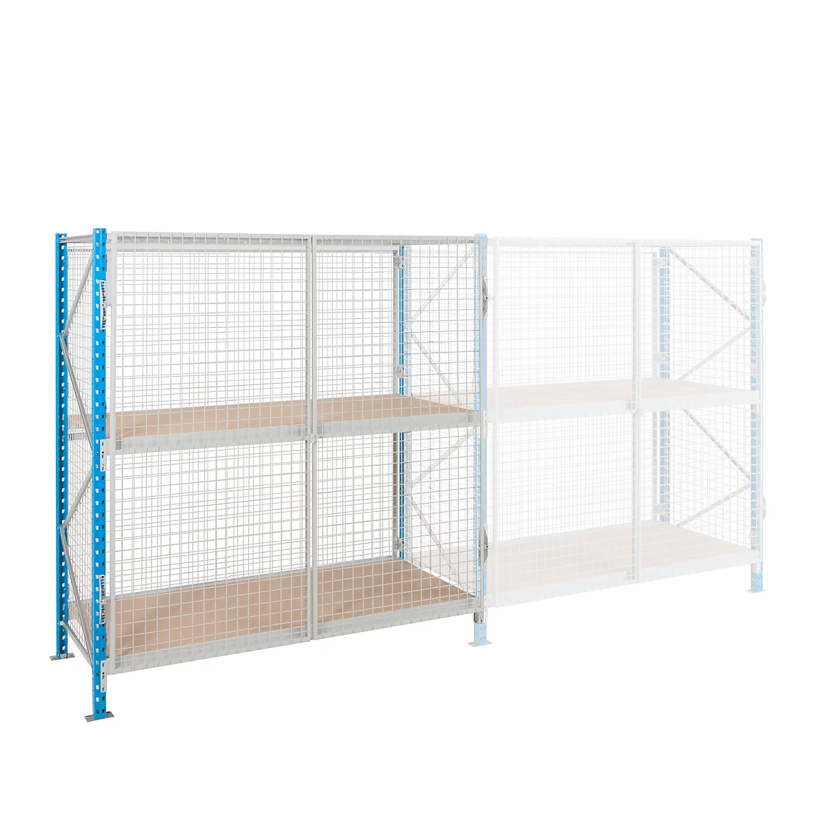 Estantería adicional EPSIVOL, 2500 x 1800 x 800 mm, 3 niveles