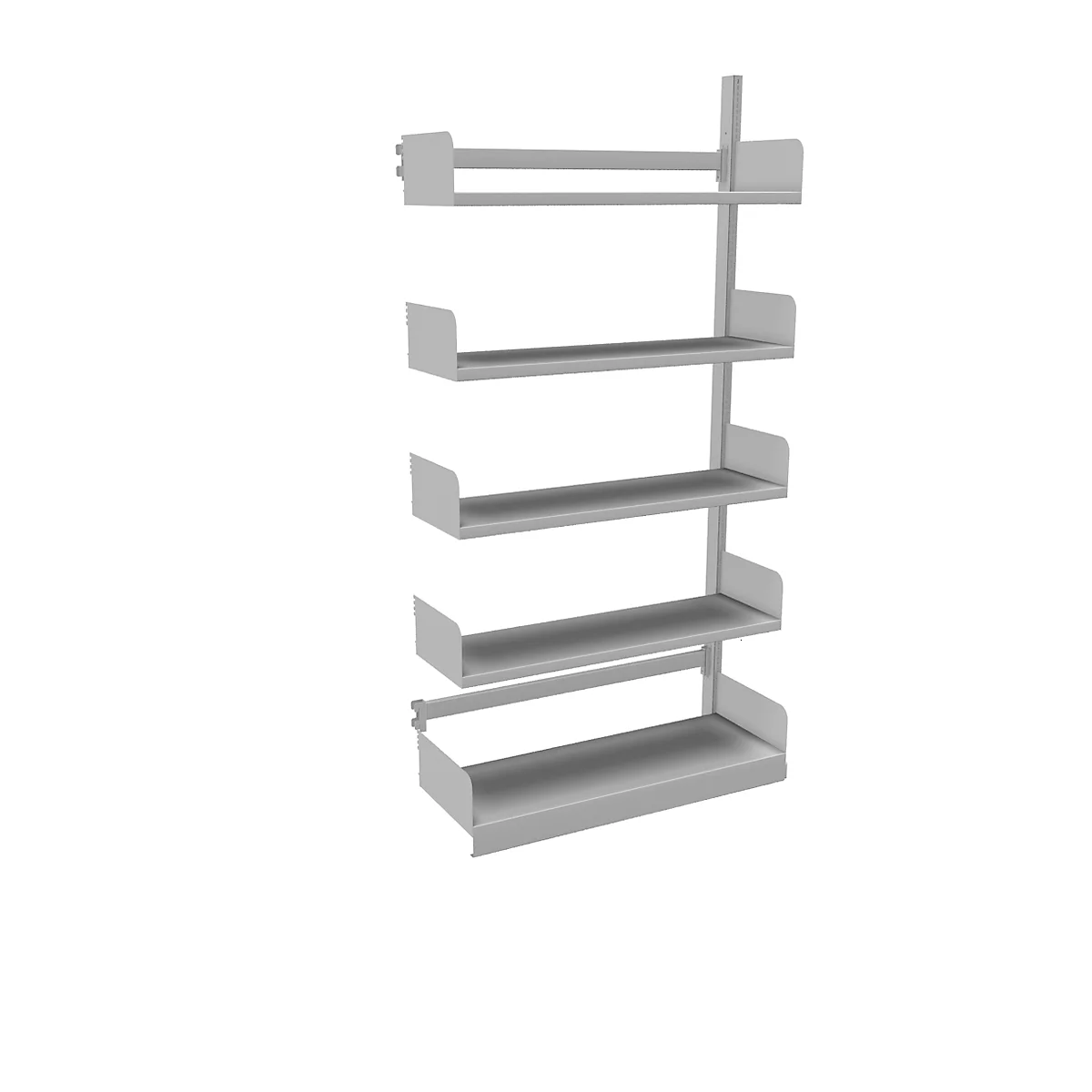 Estantería de cremallera Variabo, módulo adicional, unilateral, prof. estante 300 mm, 1000 x 2000 mm