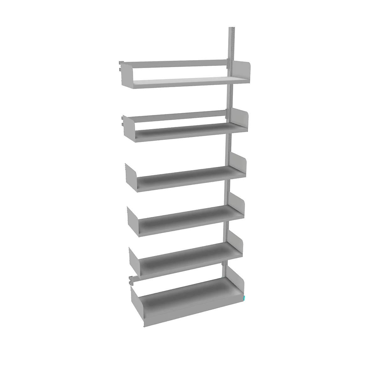 Estantería de cremallera Variabo, módulo adicional, unilateral, prof. estante 300 mm, 1000 x 2500 mm