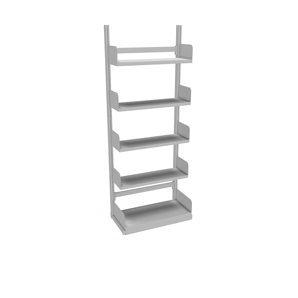 Estantería de cremallera Variabo, módulo base, unilateral, prof. estante 250 mm, 750 x 2000 mm