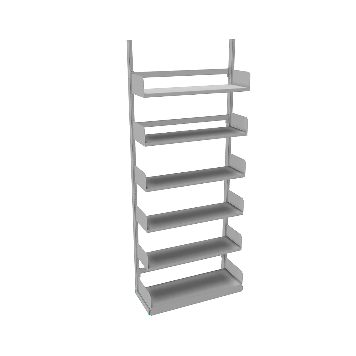 Estantería de cremallera Variabo, módulo base, unilateral, prof. estante 300 mm, 1000 x 2500 mm