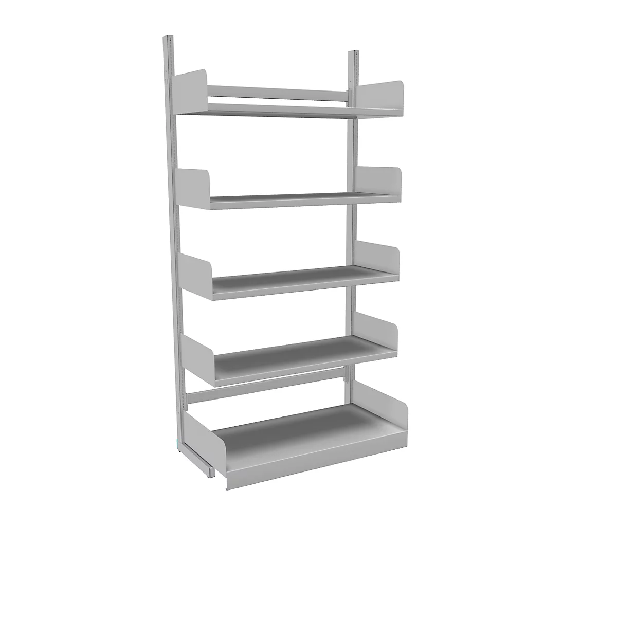 Estantería de cremallera Variabo, módulo base, unilateral, prof. estante 400 mm, 1000 x 2000 mm