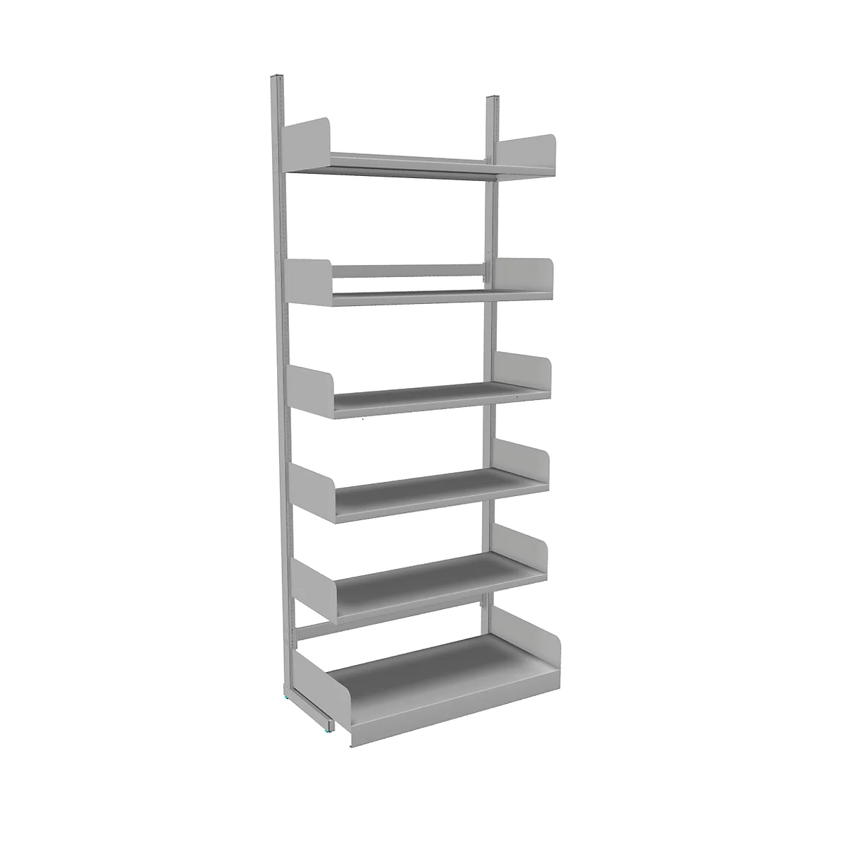 Estantería de cremallera Variabo, módulo base, unilateral, prof. estante 400 mm, 1000 x 2500 mm