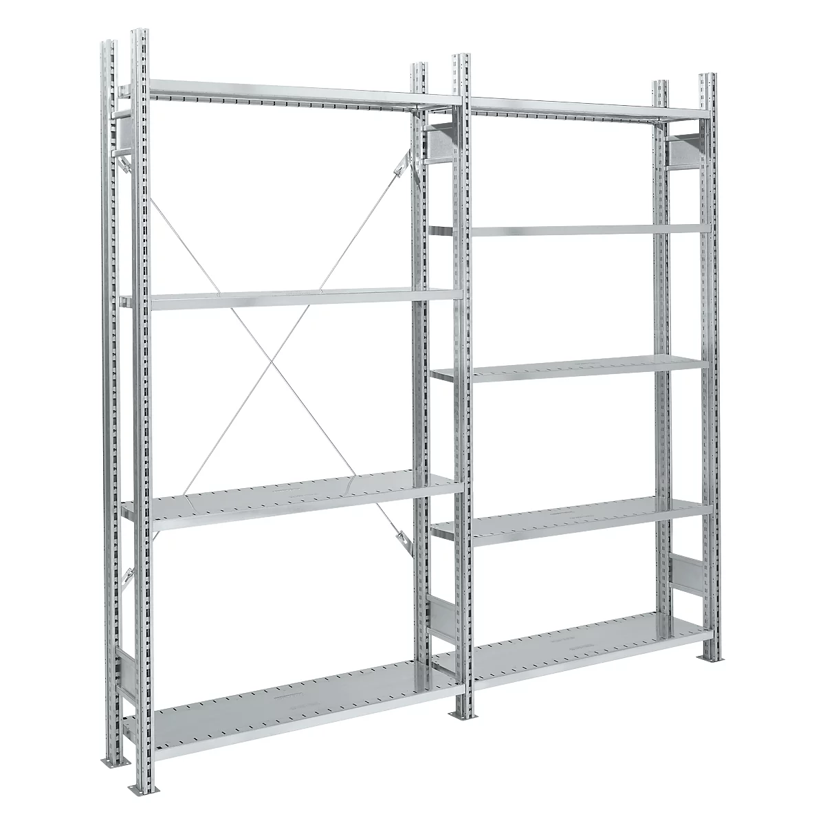 Estantería modular FBR 2200, Estantería adicional, 1315 x 300 mm, 5 estantes